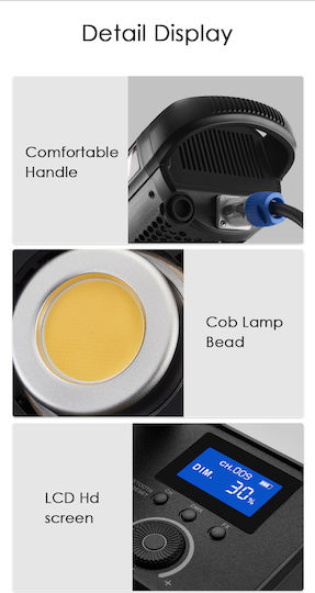 Tolifo Video Ziua 2700 - 6500K 670W cu Luminozitate LUX 110500 Lux