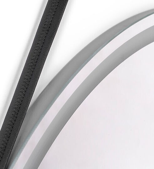 Ebir Iluminacion Кръгло Банско Огледало LED с Рафт