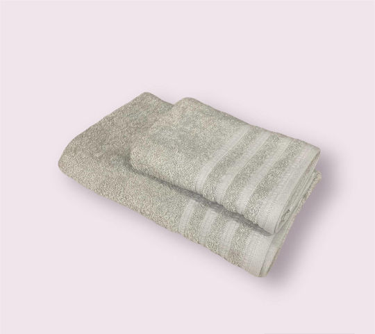 Decotelia Set 12 Hotelhandtücher 140x70 cm Gray
