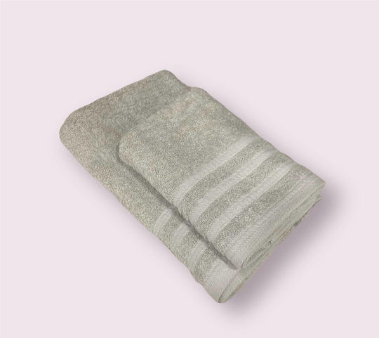 Decotelia Set 12 Hotelhandtücher 140x70 cm Gray
