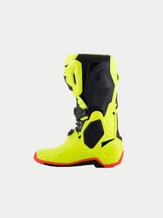 Alpinestars Tech 10 Cizme Motocross Bărbați Galbeni