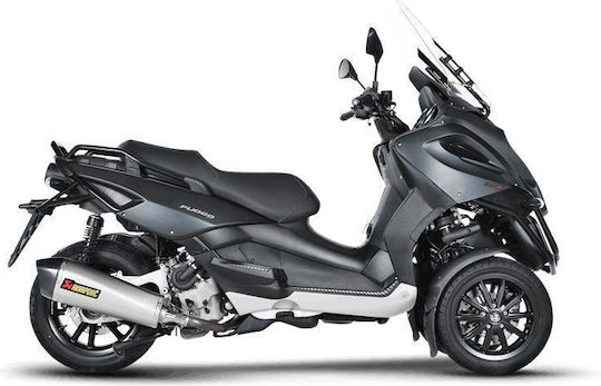 Akrapovic Τελικό Εξάτμισης Μοτοσυκλέτας για Piaggio MP3 400