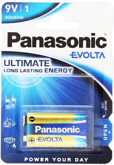Panasonic Evolta Αλκαλική Μπαταρία 9V 1τμχ