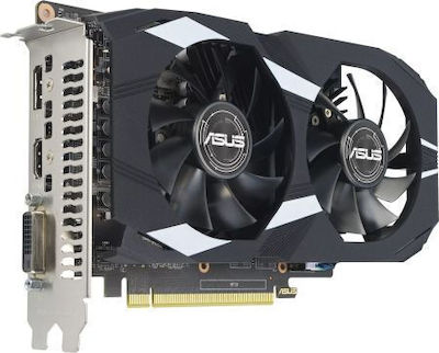 Asus GeForce GTX 1650 4GB GDDR6 Dual P-EVO D6 OC Κάρτα Γραφικών