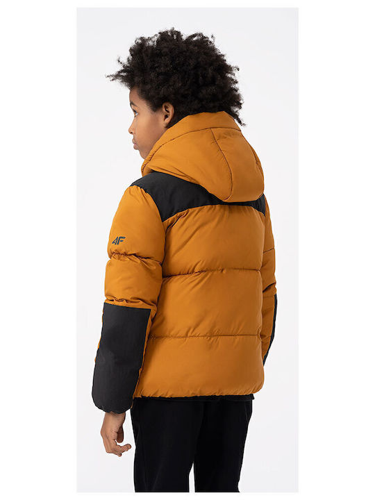 Kids' Casual Jacket Short with Hood Orange