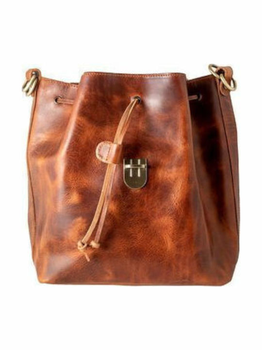 -leather Leather Women's Bag Shoulder Brown
