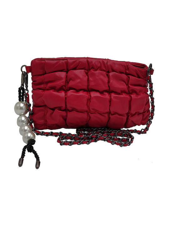 Gift-Me Leather Women's Bag Shoulder Red