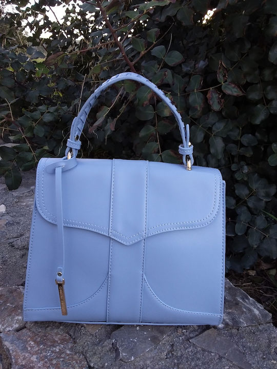 Damen Flap-Tasche Hellblau