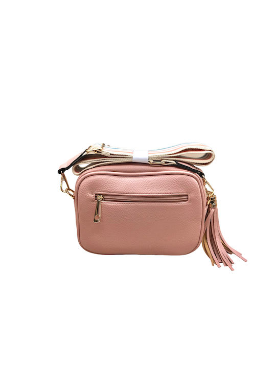 Vosntou Rispa Damen Tasche Shopper Schulter Rosa