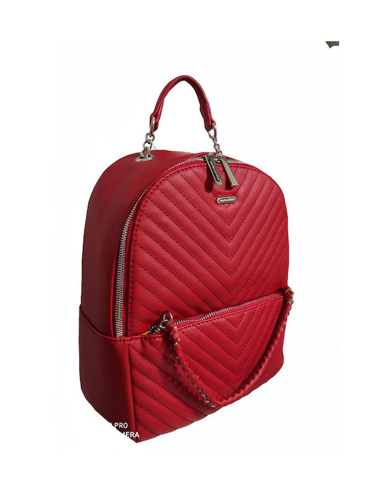 David Jones Αλυσιδα Women's Bag Backpack Red