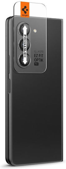 Spigen Optik.Tr Ez Fit 2τμχ Camera Protection Tempered Glass Black for the Galaxy Z Fold5