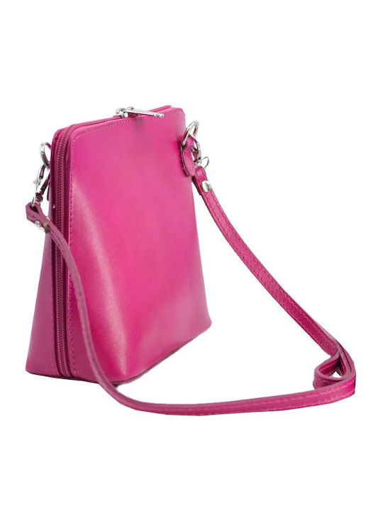 Dermatina 100 Leather Women's Bag Shoulder Fuchsia