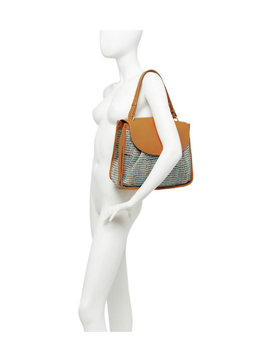 Straw Women's Bag Shoulder Tabac Brown