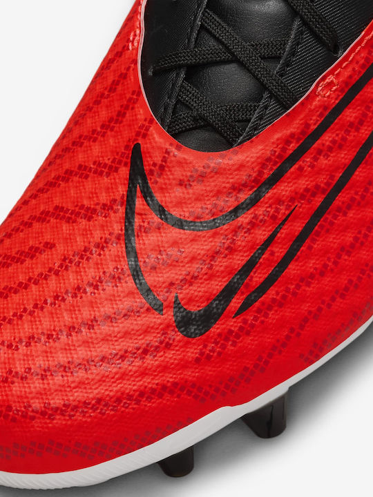 Nike Phantom GX Academy Football Shoes with Cleats Bright Crimson / White / University Red / Black