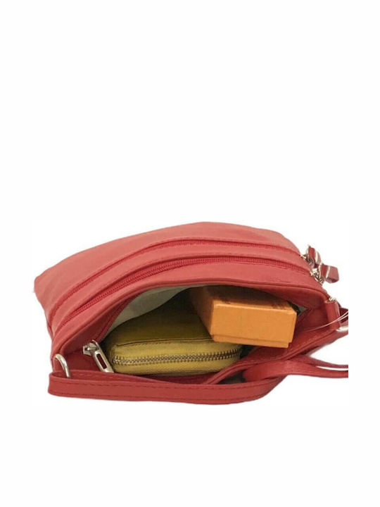 Bag Leather Women's Bag Crossbody Red