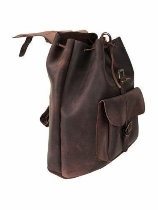 Model 400 Leather Women's Bag Backpack Brown