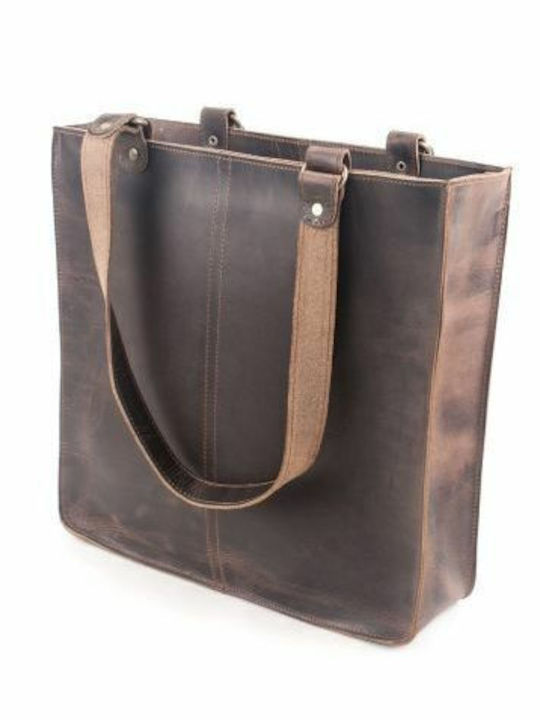 Leather Women's Bag Shoulder Brown