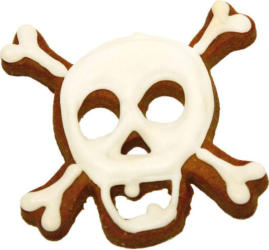 Birkmann Metall-Ausstechform Totenkopf Knochen 1 Stück 018.26.031