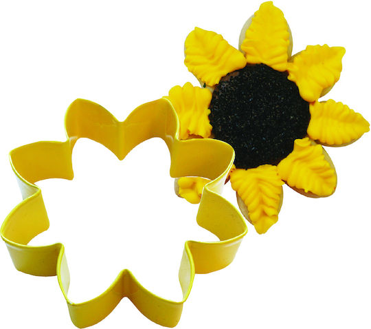 Plätzchenausstecher Blume Metallisch