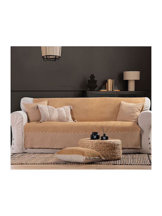 Nef-Nef Homeware Remington Pături Canapea Cuverturi Pentru Canapea 2 Locuri 170x250cm Aur