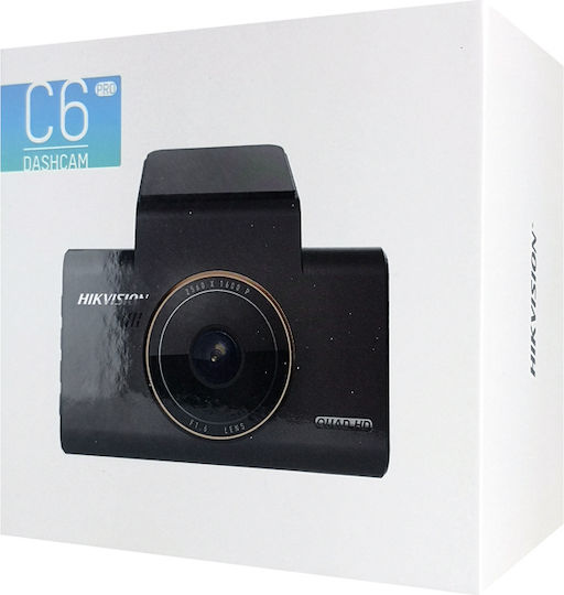 Hikvision C6 Pro 1600P Windshield Car DVR, 3" Display with Adhesive Tape