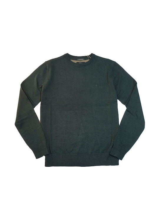 Rebase Herren Langarm-Pullover Forest Green