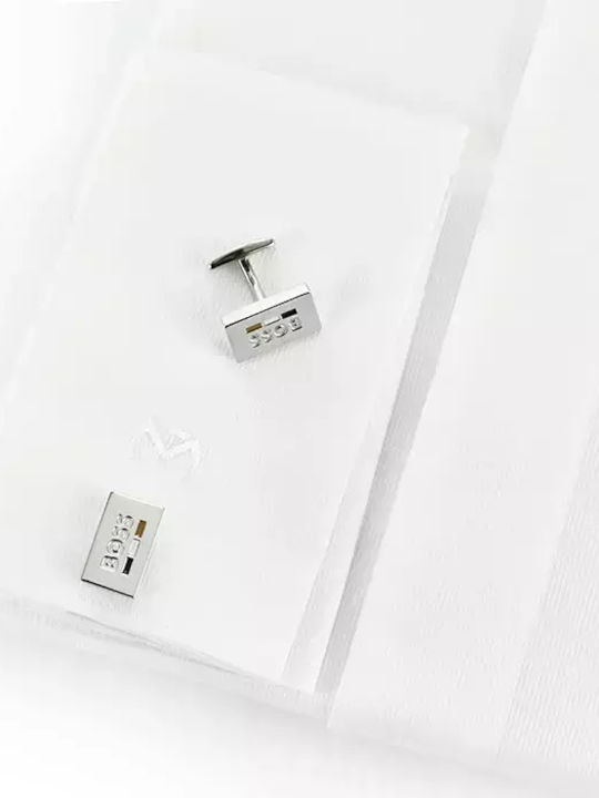 Boss Мансети от Silver в Сребрист Цвят Boss Мансети от Silver в Сребрист Цвят