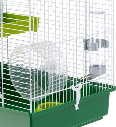 Ferplast Duo Cușcă pentru Rozătoare Cusca Hamster Verde 46x29x37.5cm