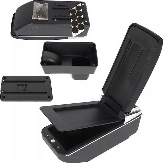 Car Leather Armrest for Suzuki Swift Black