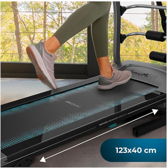 Cecotec DrumFit WayHome 1400 Runner Vibrations CEC-07079 1.5hp Elektrischer Faltbarer Laufbänder für Benutzer bis 120kg