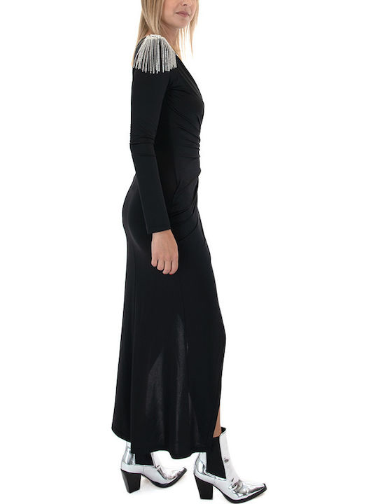 Summer Midi Evening Dress Black
