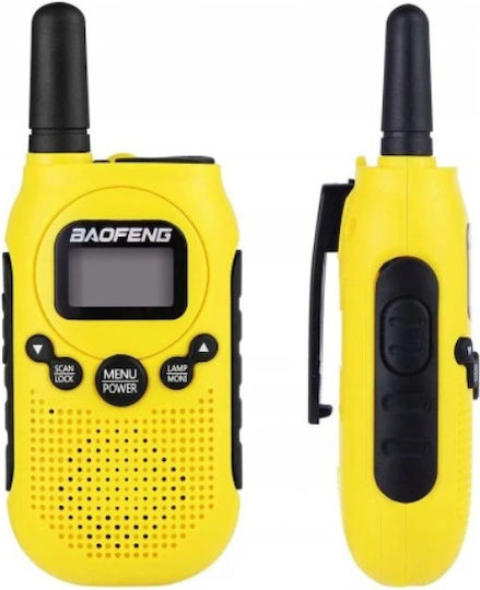 Baofeng BF-T6 PMR Wireless Transceiver 0.5W with Monochrome Display Yellow