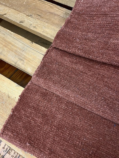 Koulis Carpets Rodos Σετ Χαλιά Κρεβατοκάμαρας Βαμβακερά Μπορντό 0018-00035-070 3τμχ