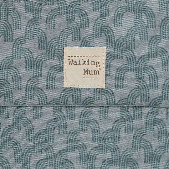 Walking Mum Walking Mum Shoulder Bag Changing Pad Tulum Blue 41x41cm