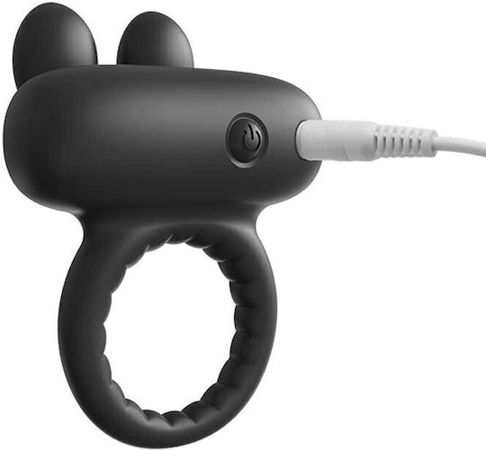 Dream Toys Ramrod Vibrating Ring Cock Black