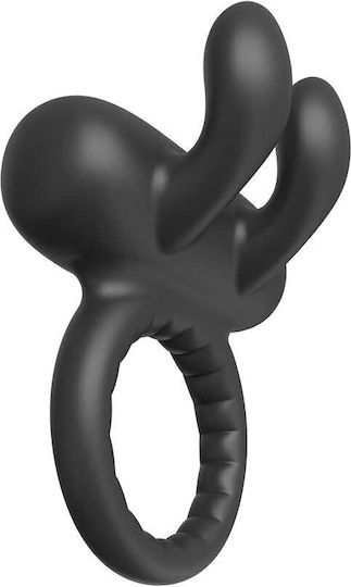 Dream Toys Ramrod Vibrating Ring Cock Black