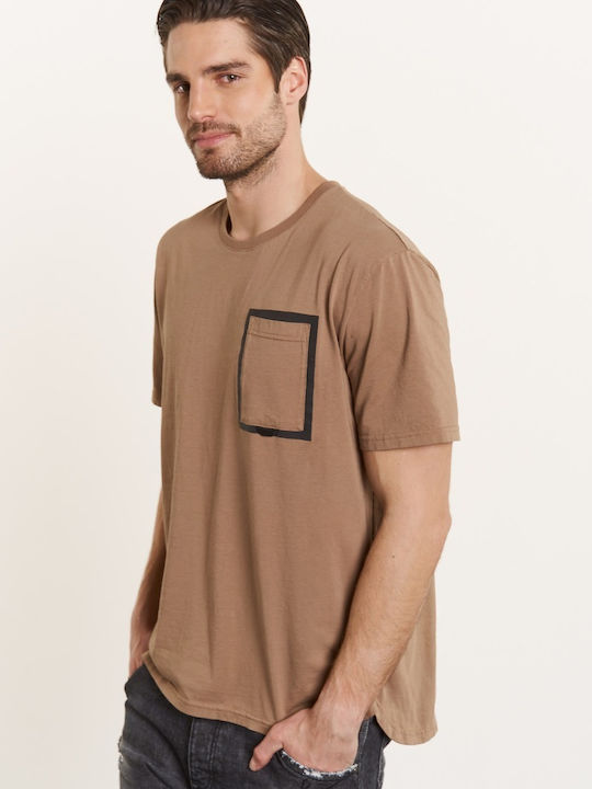 Edward Jeans Men's T-shirt Brown