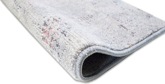 Decostar Oblong Des-s 1784-110 Modern Bedroom Rugs Set Gray DE172180 3pcs