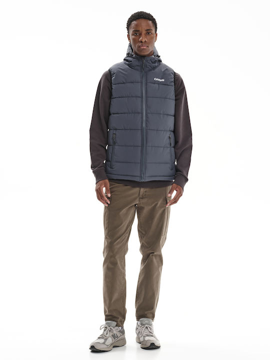 Geacă Fără Mâneci De Iarnă Puffer Waterproof Și Cu Protecție Împotriva Vântului Albastră
