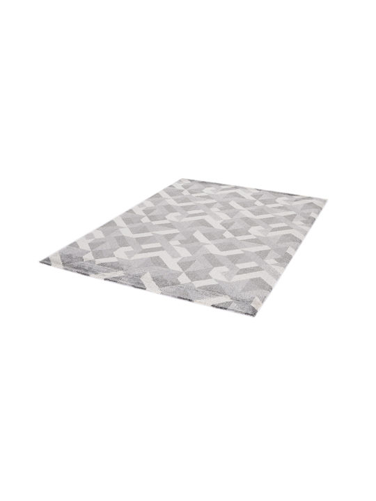 Decostar Loom-s 50741-389 Σετ Μοντέρνα Χαλιά Κρεβατοκάμαρας Γκρι DE172250 3τμχ