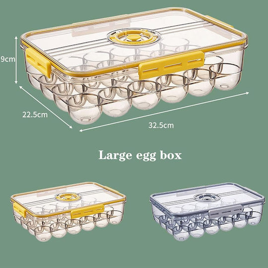 Refrigerator Egg Holder Plastic 32.5x22.5x9cm