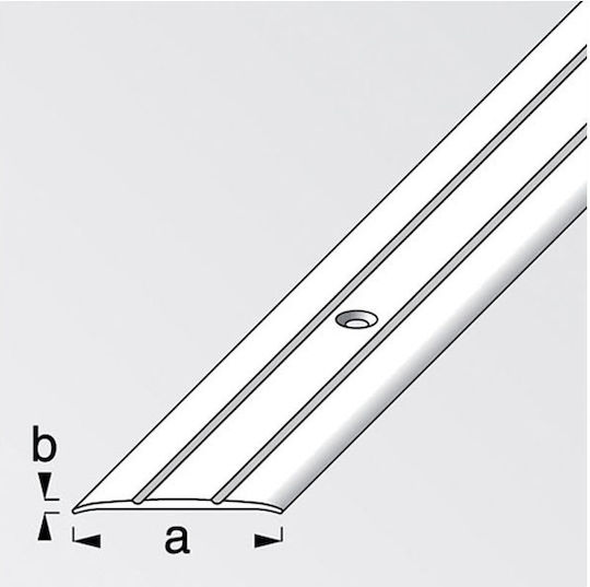 Alfer Aluminium Προφίλ Ενωτικό Αλουμινίου 100x3.7x0.25εκ.