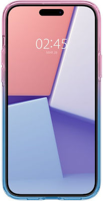 Spigen Liquid Crystal Umschlag Rückseite Silikon Gradation Pink (iPhone 15)