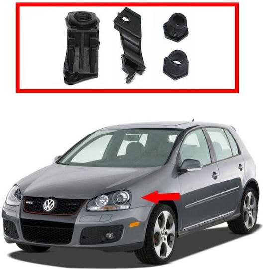 Carner Βάσεις Καθρεπτών Αυτοκινήτου Volkswagen Golf 03-08 4τμχ