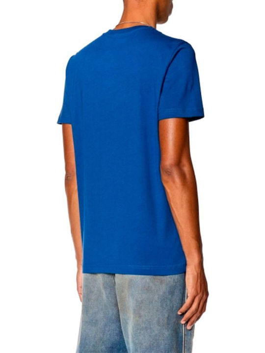 Diesel T-diegor Men's Short Sleeve T-shirt Blue