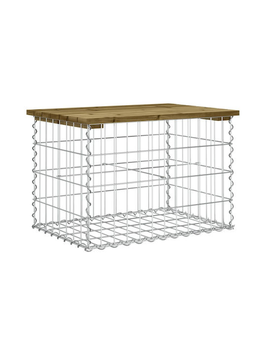 Bench Outdoor Wooden 63x44x42cm