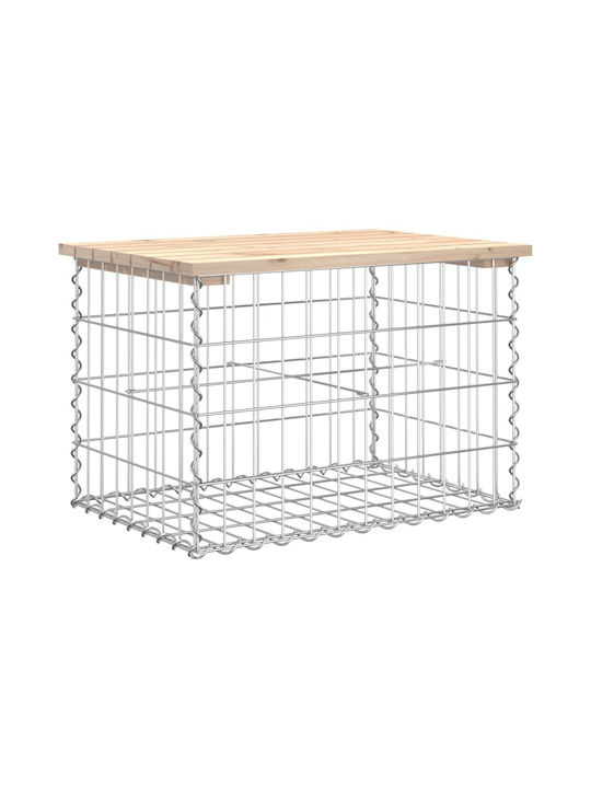 Bench Outdoor Wooden 63x44x42cm