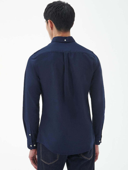 Barbour Βαμβακερό Πουκάμισο Regular Fit Navy Μπλε