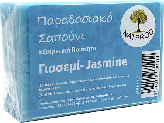 Natprod Jasmine Soap Bar With Olive Oil 100gr