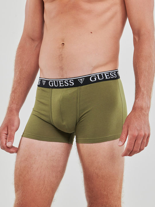 Guess Herren Boxershorts Mehrfarbig mit Mustern 5Packung